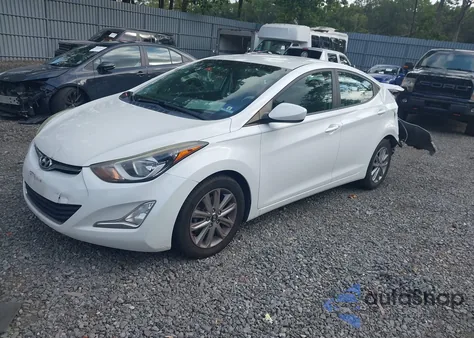 2015 Hyundai Elantra Se из США, поврежденный, VIN 5NPDH4AE7FH611070